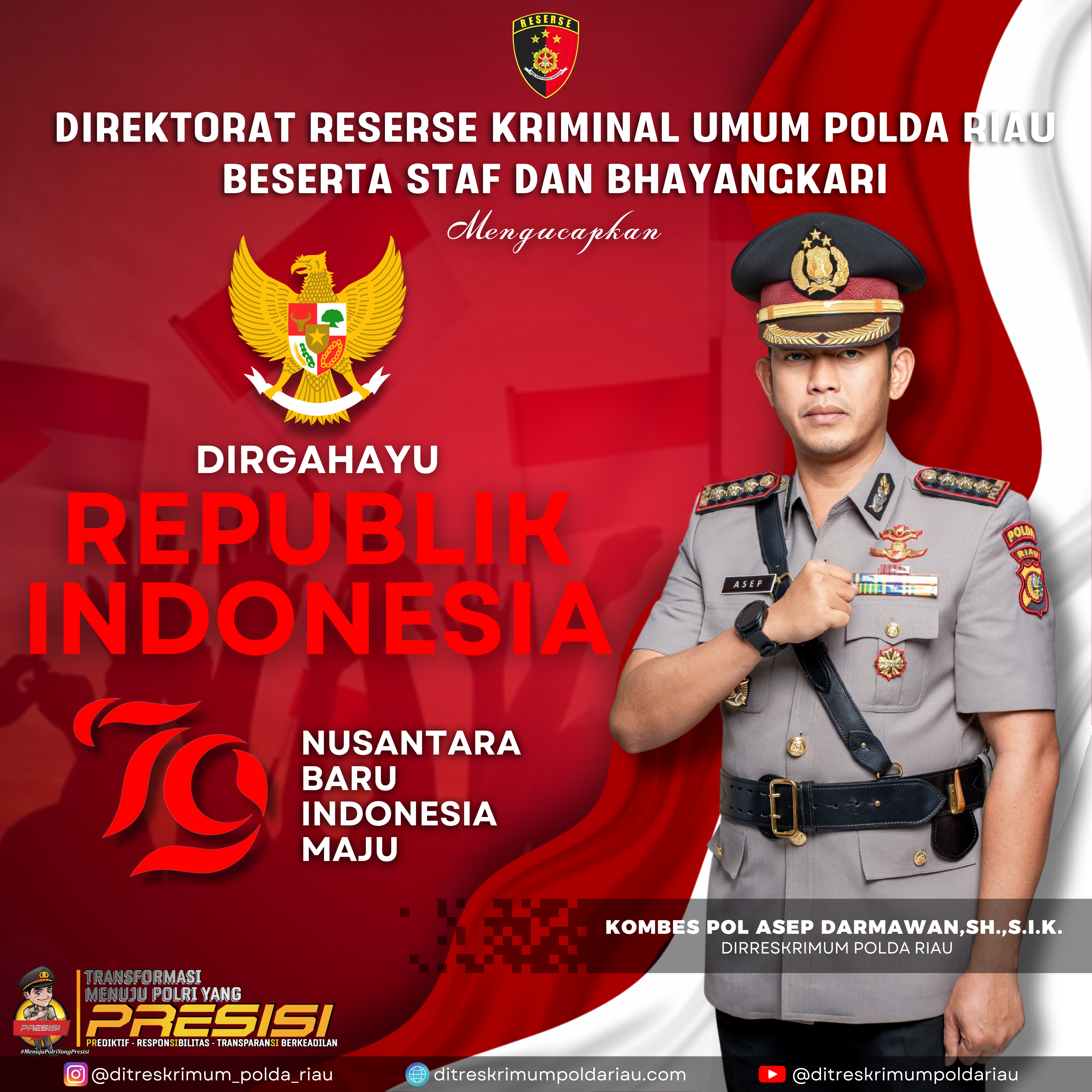 DIRGAHAYU REPUBLIK INDONESIA KE-79